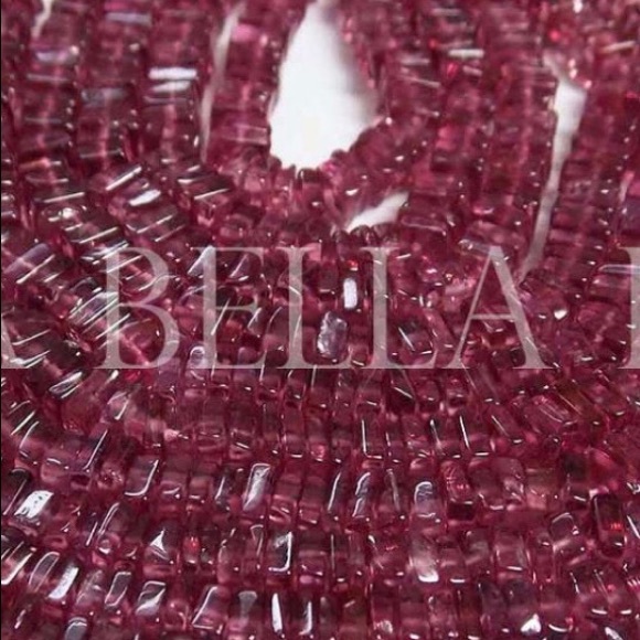 Rasberry AAA Rhodolite Garnet bracelet - Picture 3 of 5